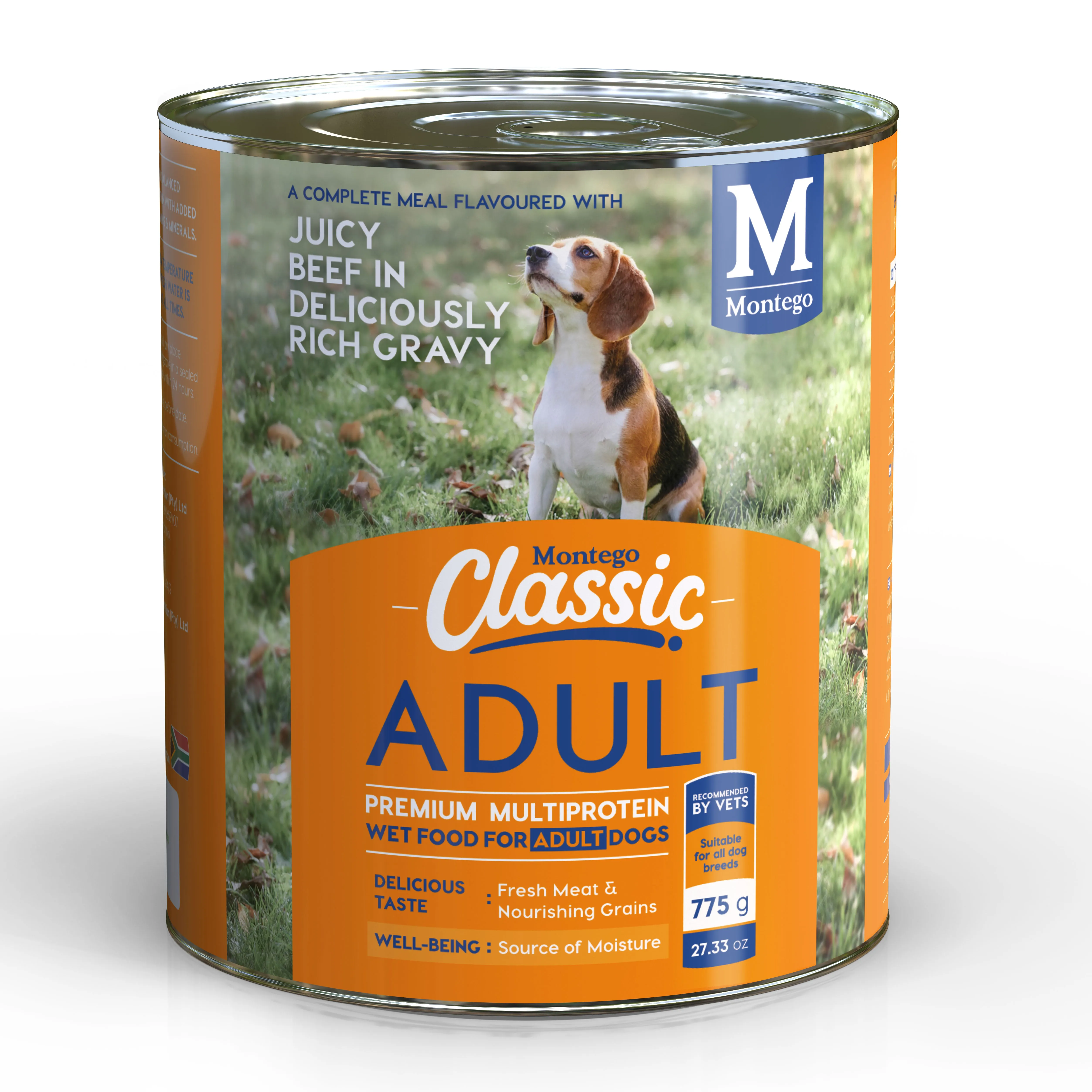 Montego Classic Dog Wet Food Adult -  Beef and Gravy