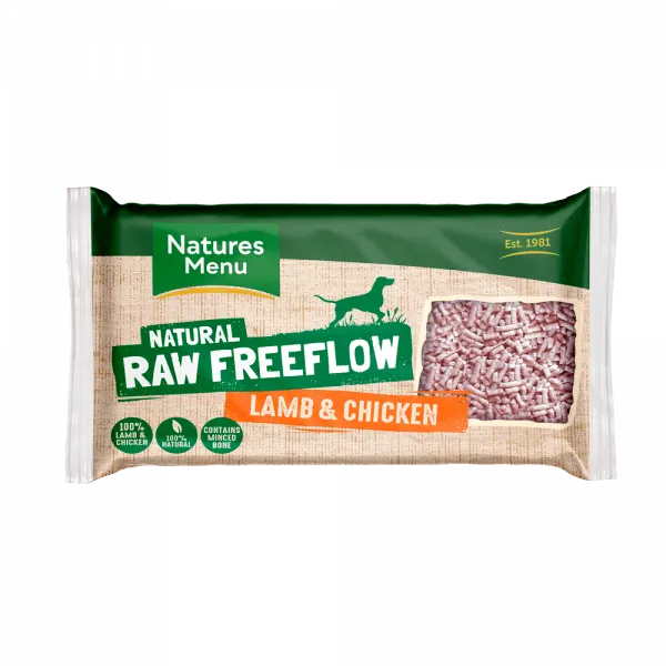 Natures Menu Freeflow Chicken & Lamb Mince 2kg