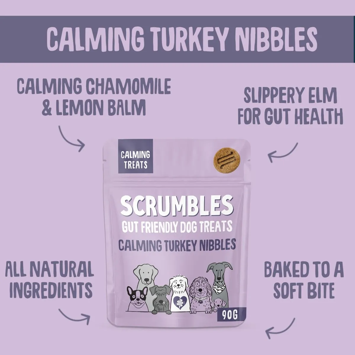 Nibbles: Dog Calming Treats