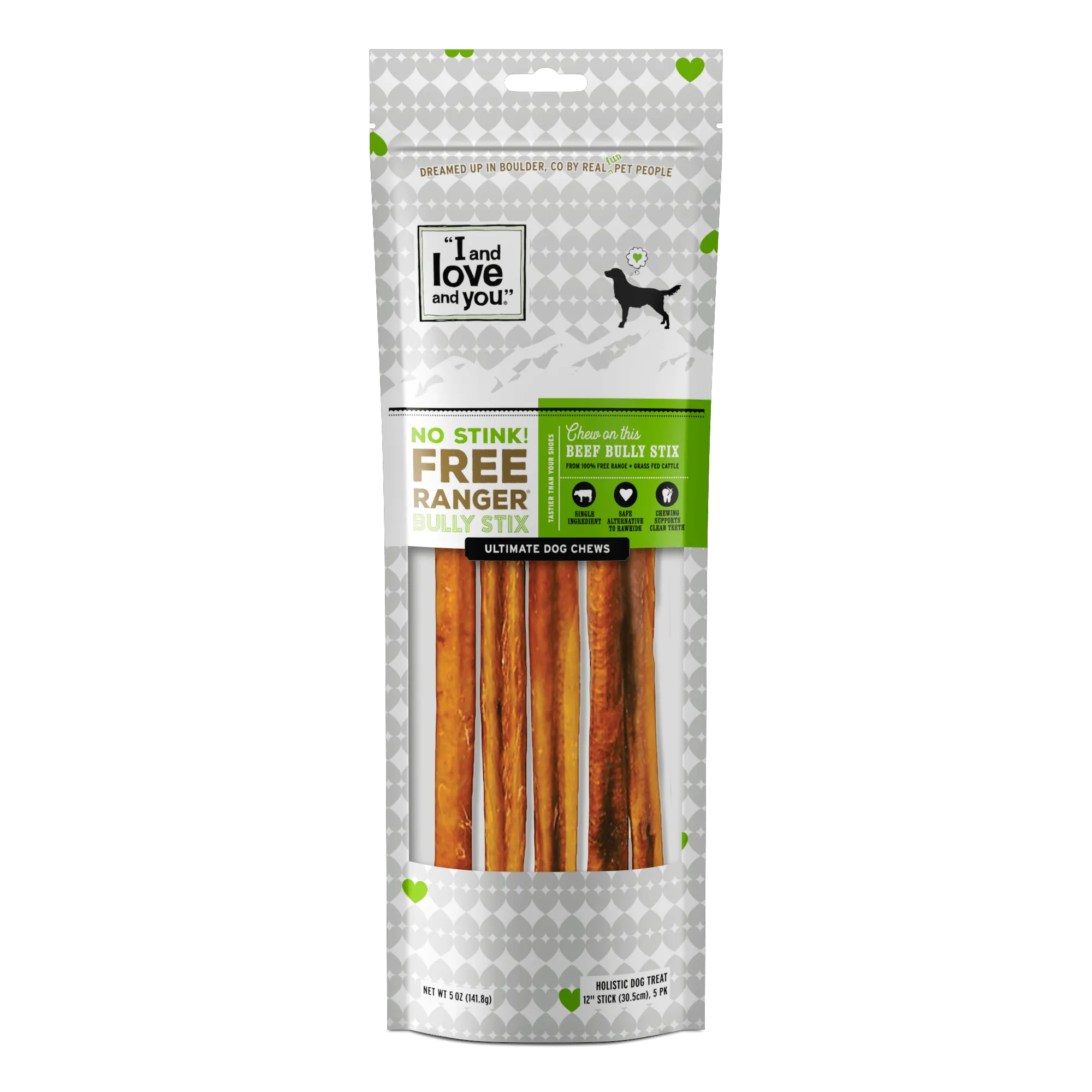 No Stink! Free Ranger Bully Stix 12"