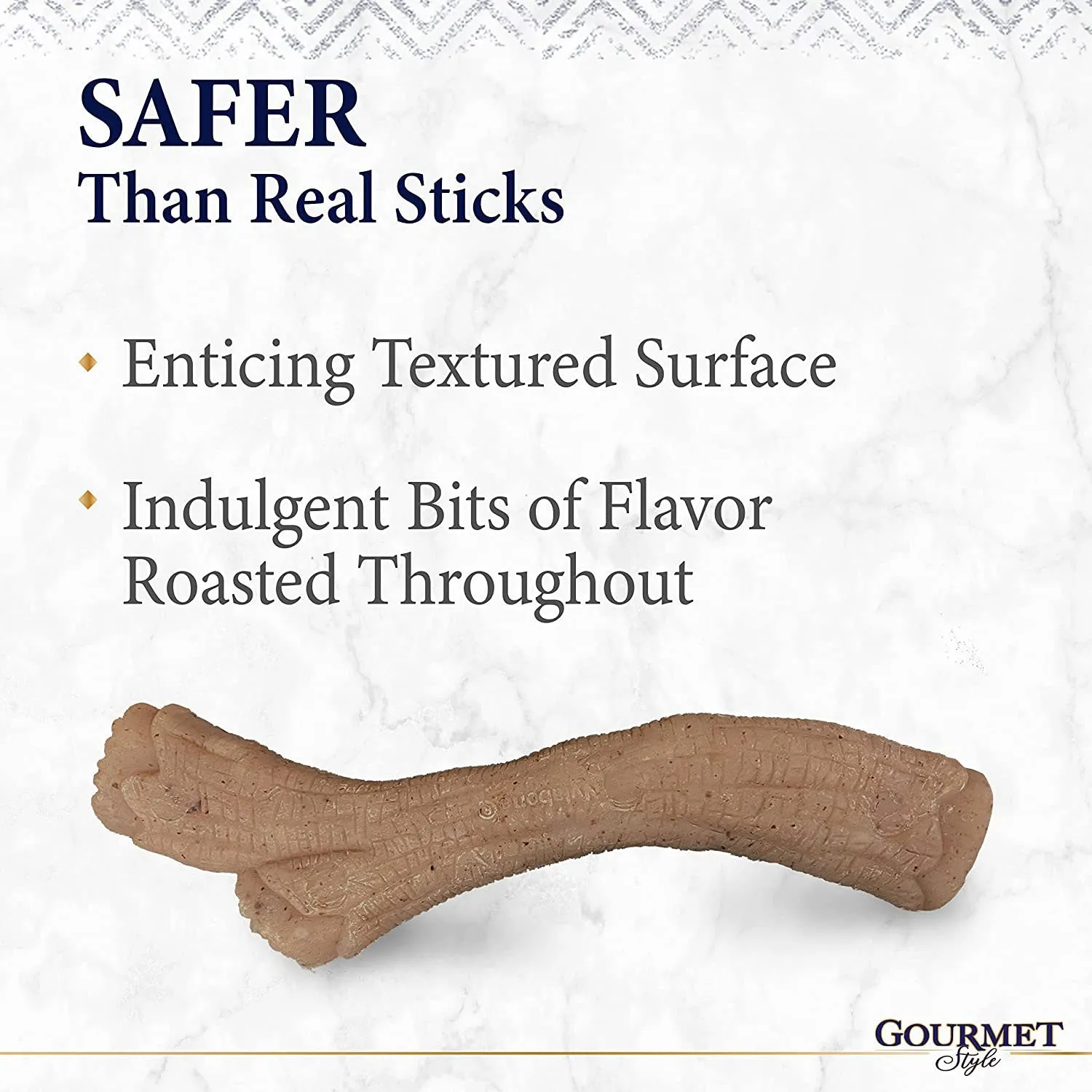 Nylabone Gourmet Strong Chew Stick Peanut Butter