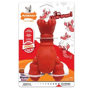 Nylabone Power Chew Lobster Filet Mignon Dog Toy Regular Size