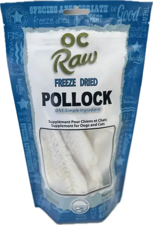 OC Raw Dog OC Raw Freeze Dried Pollock for Dogs and Cats