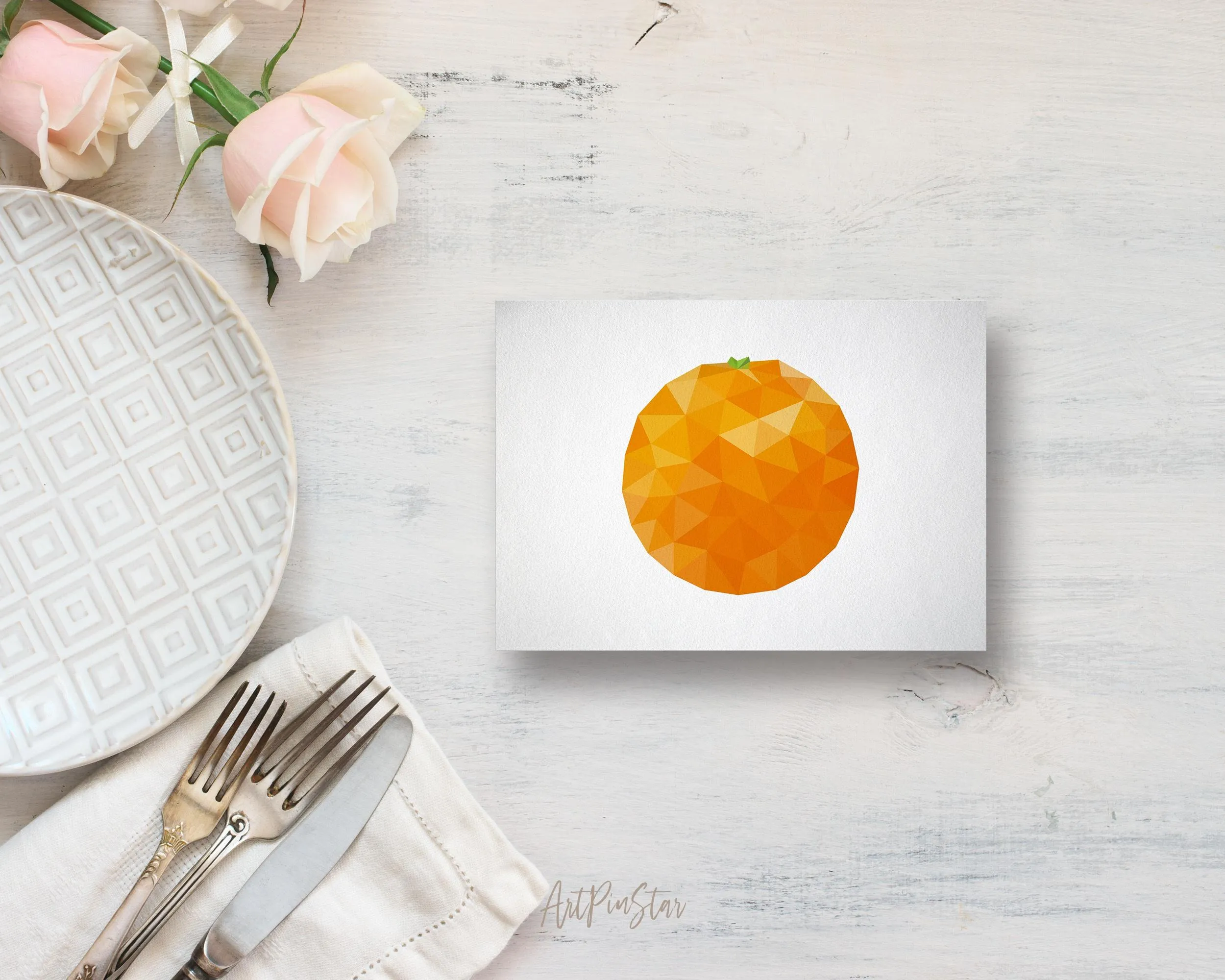 Orange Food Customized Gift Cards