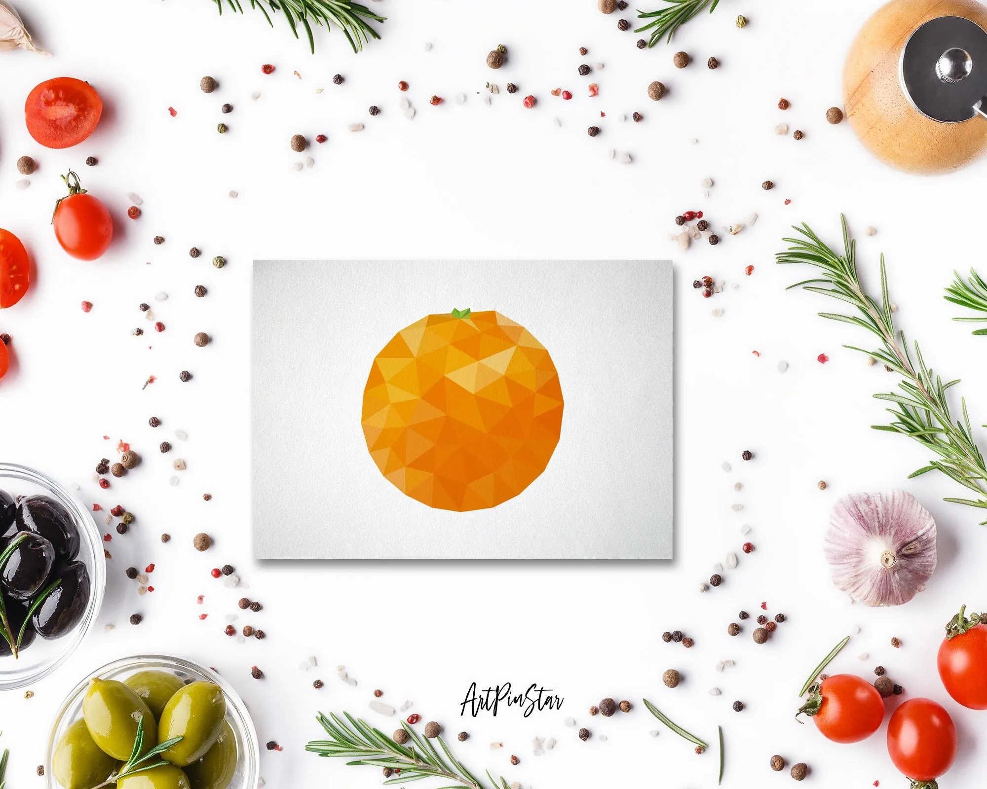 Orange Food Customized Gift Cards