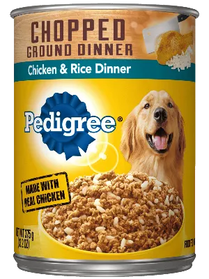 PEDIGREE® Chopped Ground Dinner with Chicken and Rice Wet Dog Food