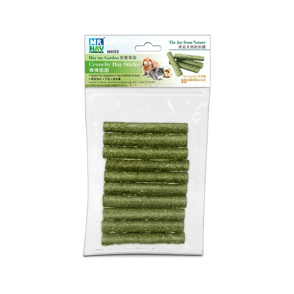 Pet Link Mr Hay Crunchy Hay Sticks 10pcs