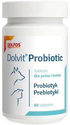 Probiotic for dogs, cats, prebiotic supplements for dogs, Dolvit Probiotic