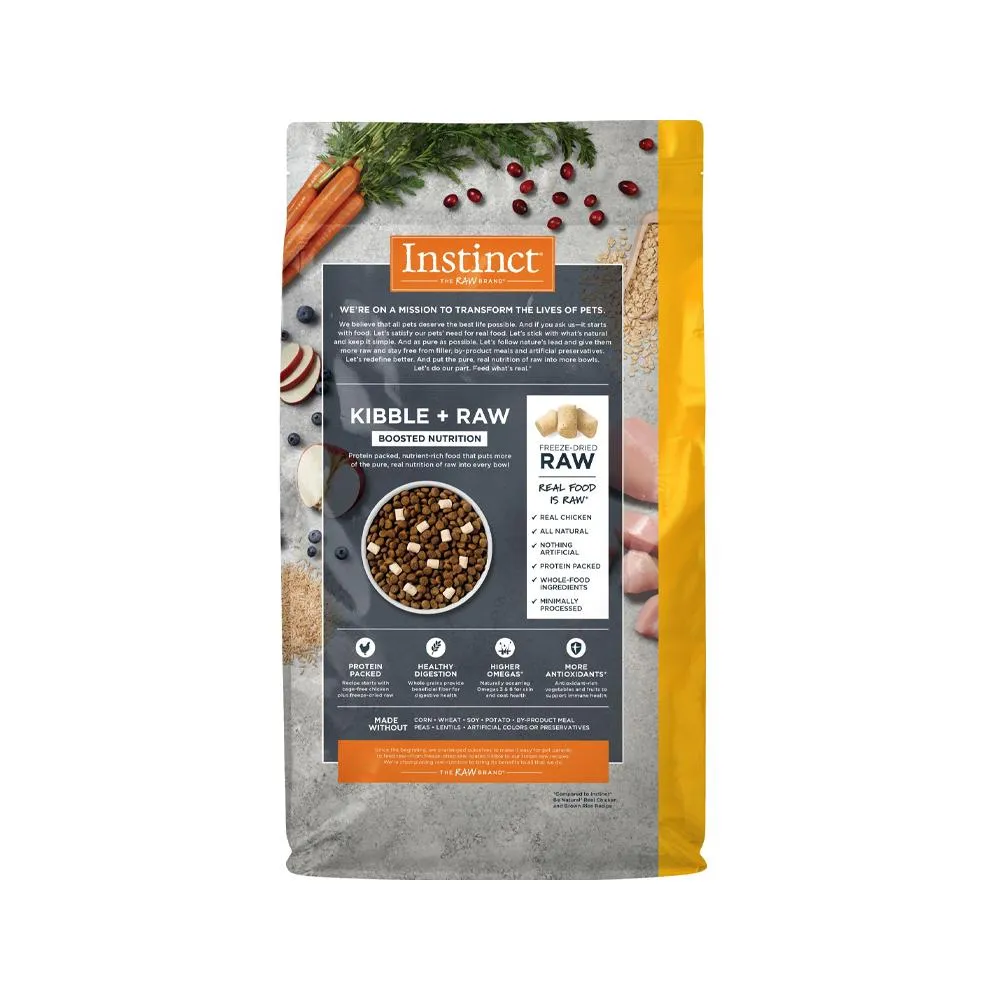 Raw Boost All Life Stages Whole Grain Kibble   Raw Dog Dry Food - Chicken & Brown Rice