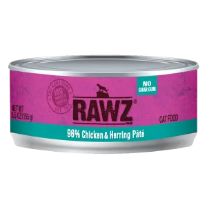 RAWZ 96% Chicken & Herring Pate Wet Cat Food