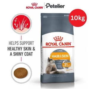 Royal Canin Hair & Skin Care 10kg Adult Dry Cat Food - Feline Care Nutrition