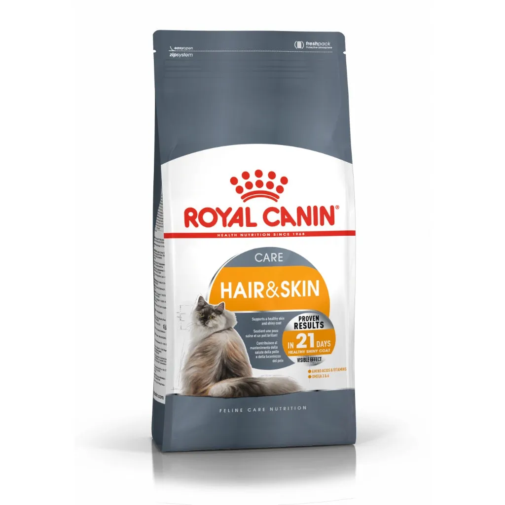 Royal Canin Hair & Skin Care 400g Adult Dry Cat Food - Feline Care Nutrition