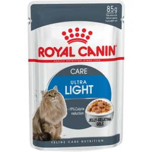 Royal Canin Light Weight Cat Food in Jelly Pouches 12 x 85g