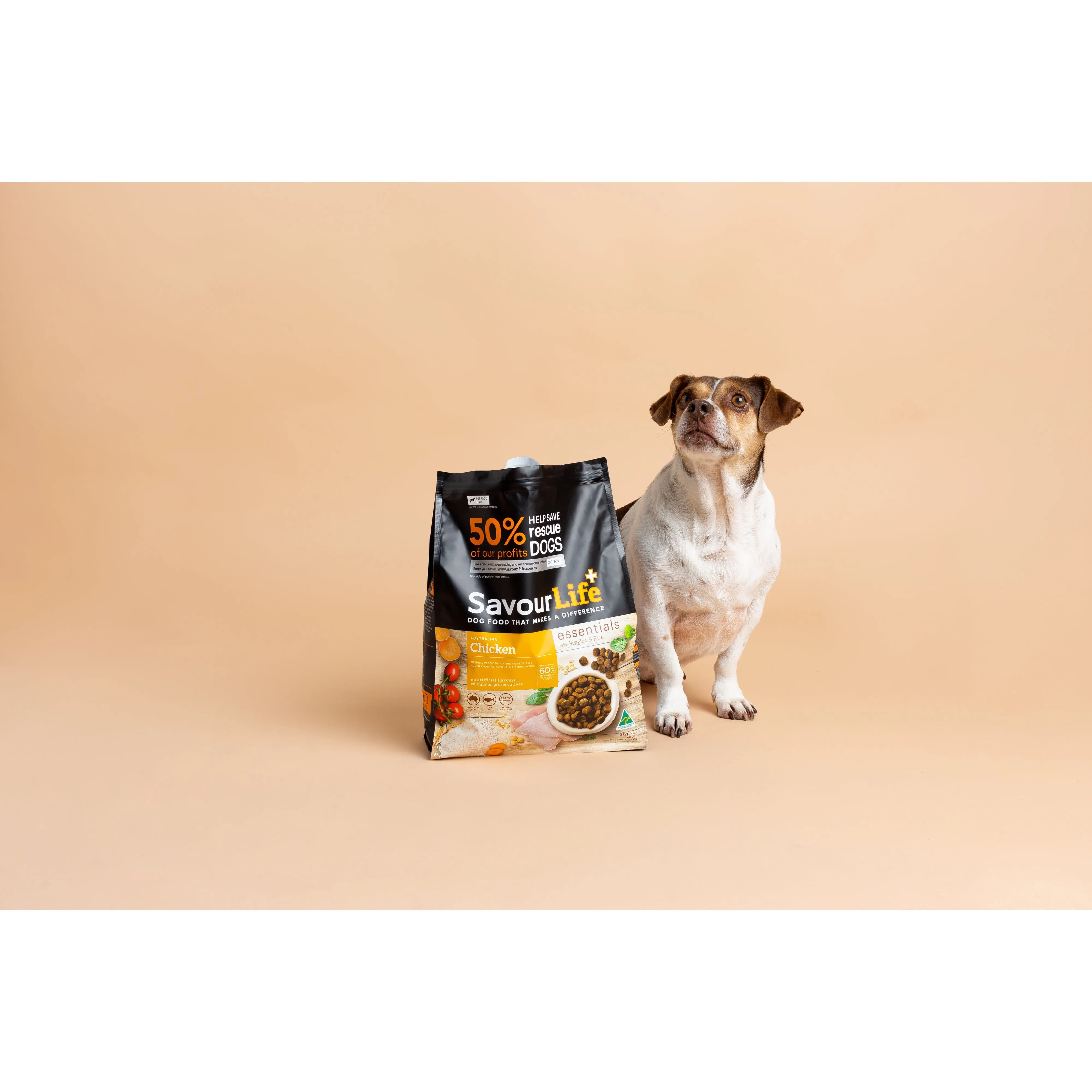 Savourlife Essentials Dry Dog Food Chicken with Veggies & Rice 15kg^^^