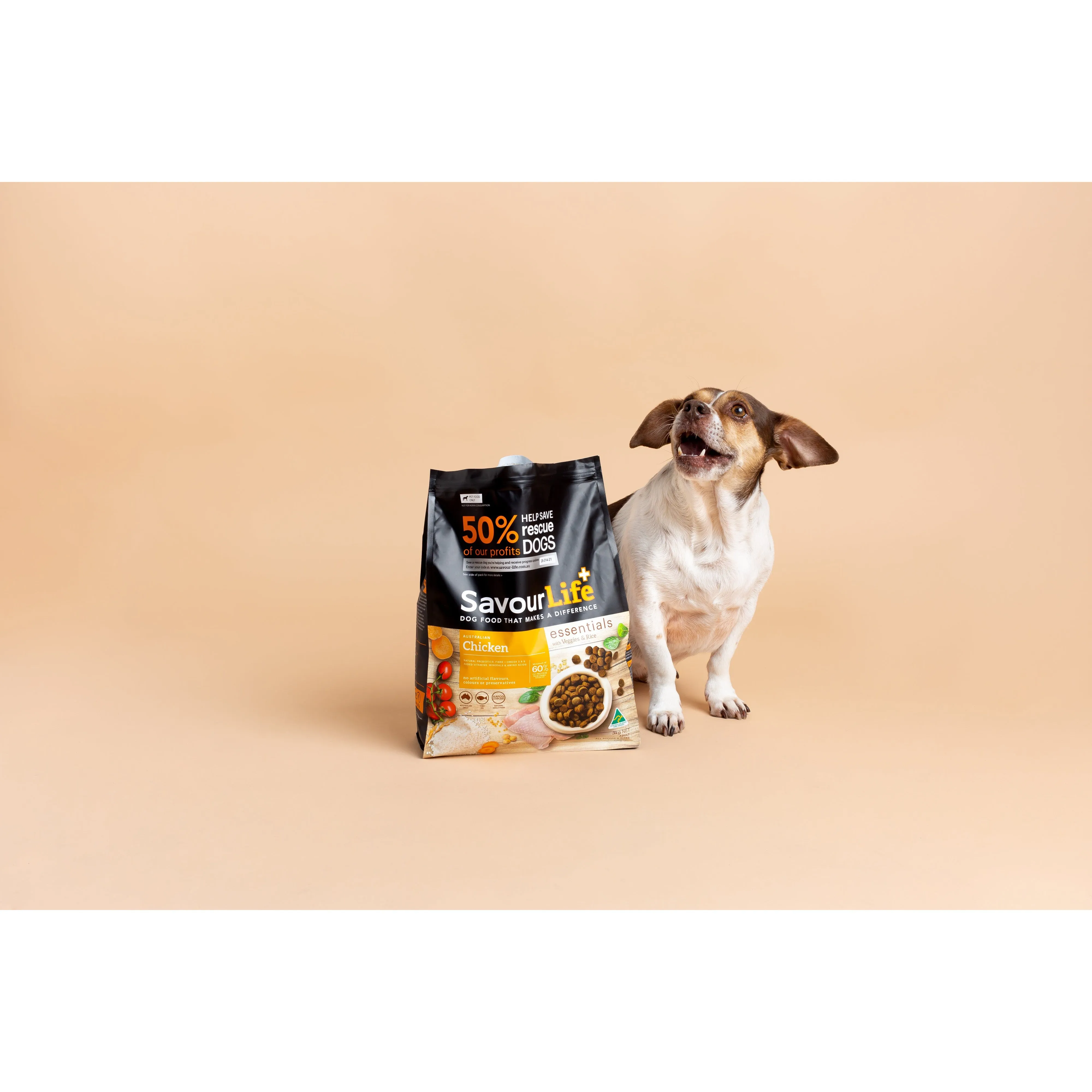 Savourlife Essentials Dry Dog Food Chicken with Veggies & Rice 15kg^^^