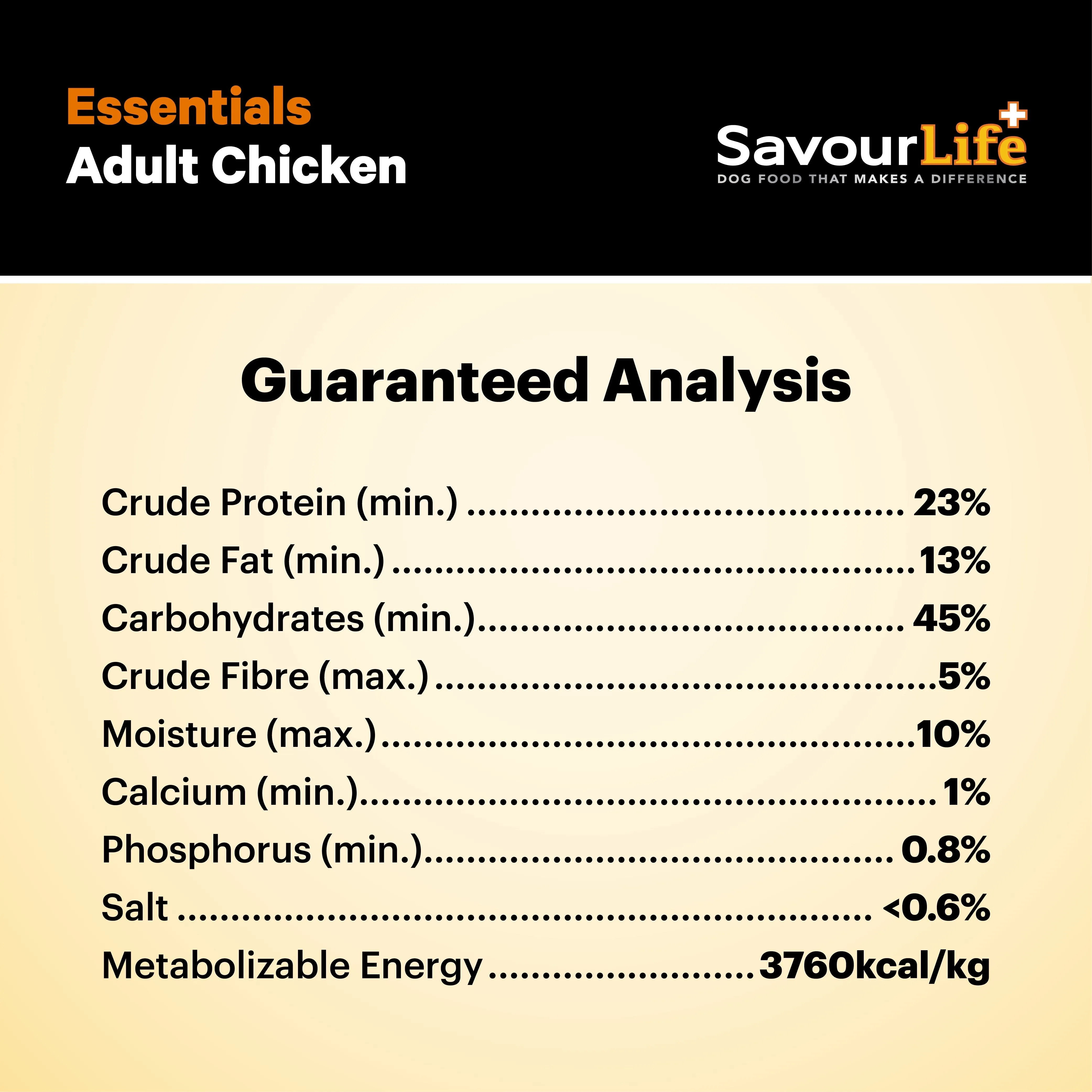 Savourlife Essentials Dry Dog Food Chicken with Veggies & Rice 15kg^^^