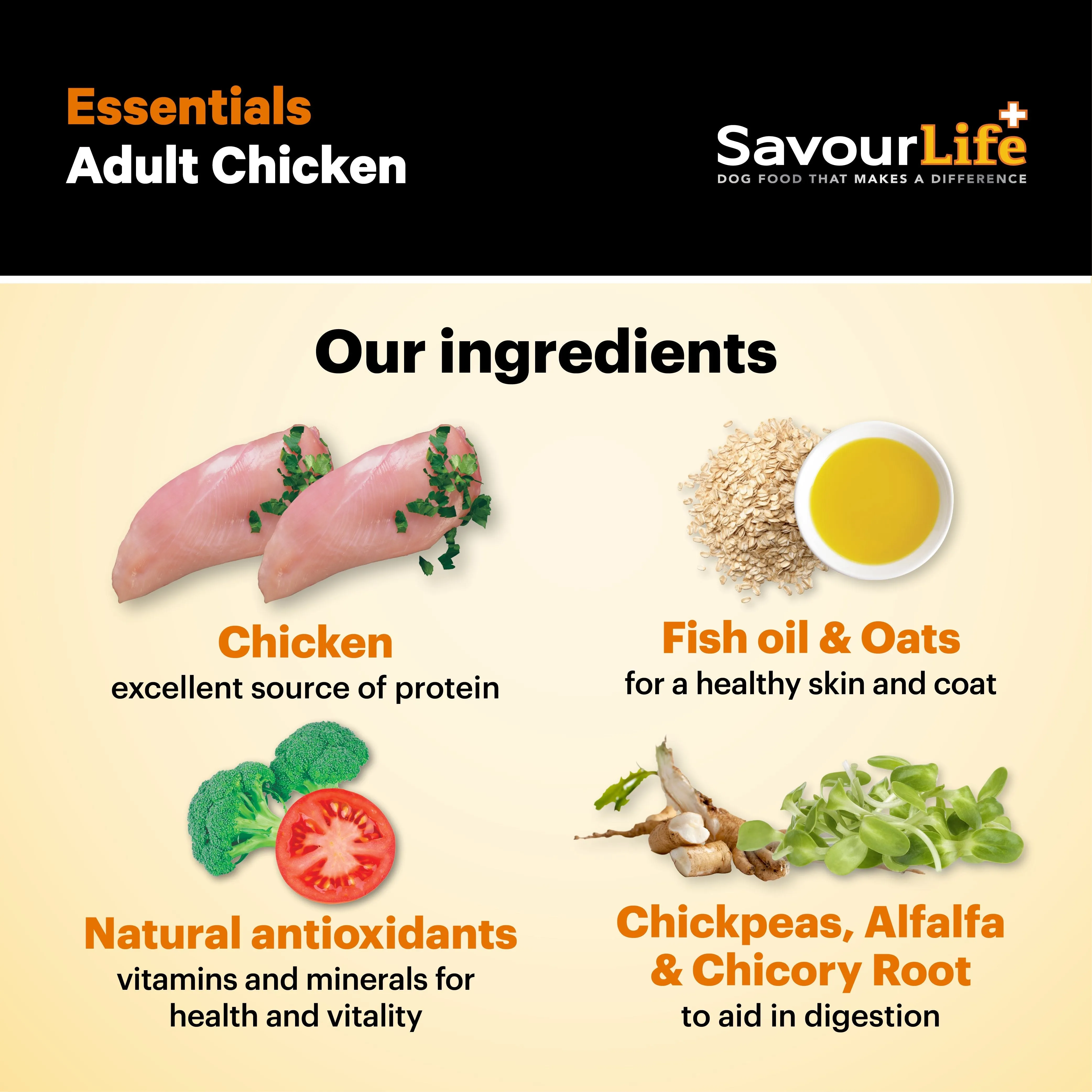 Savourlife Essentials Dry Dog Food Chicken with Veggies & Rice 15kg^^^