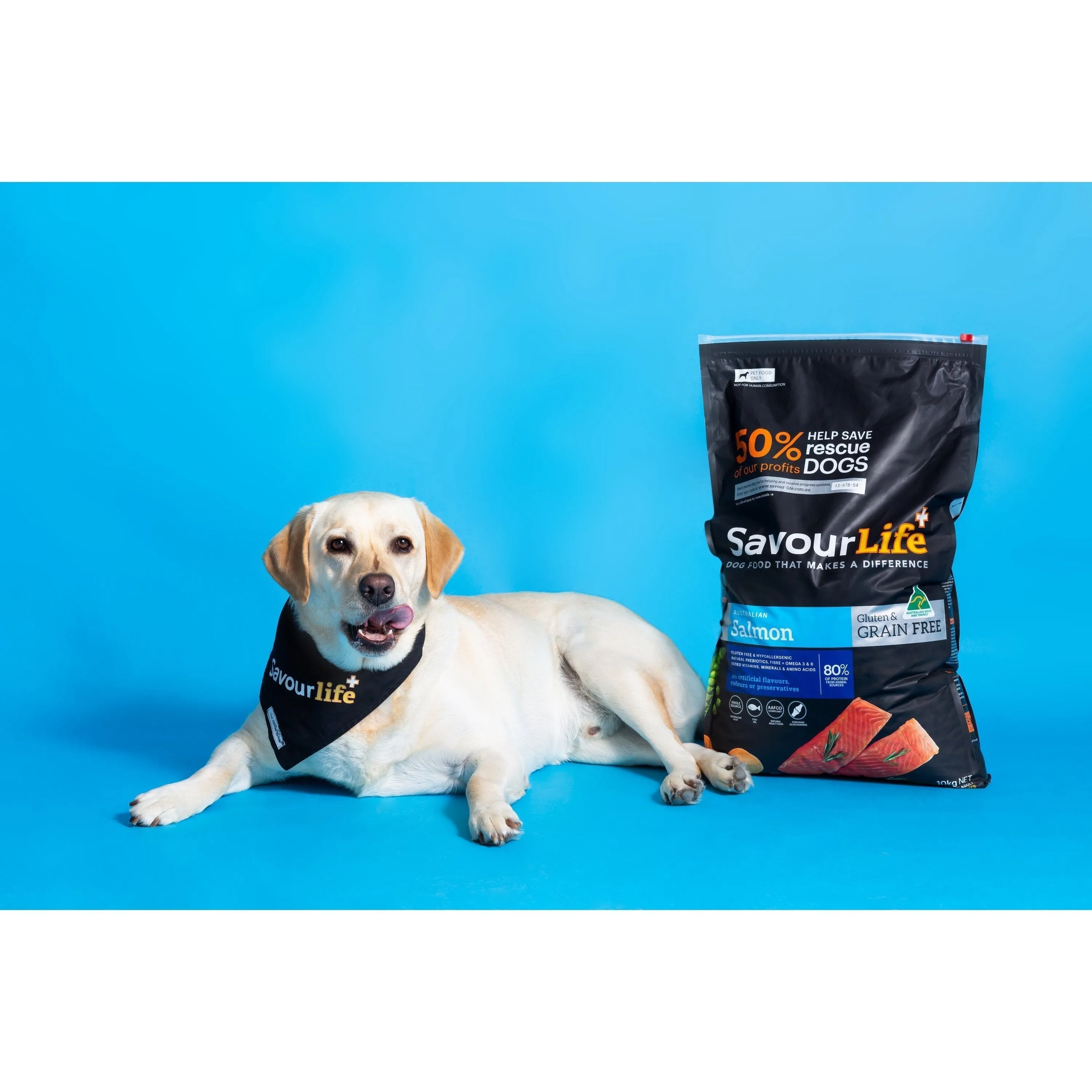 SavourLife Grain Free Dry Dog Food Salmon 10kg^^^