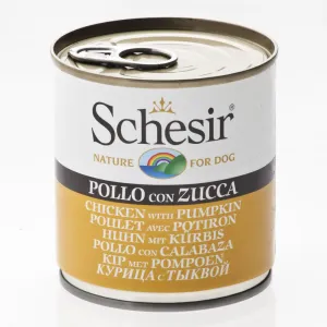 Schesir Chicken with Pumpkin Canned Dog Food 285g