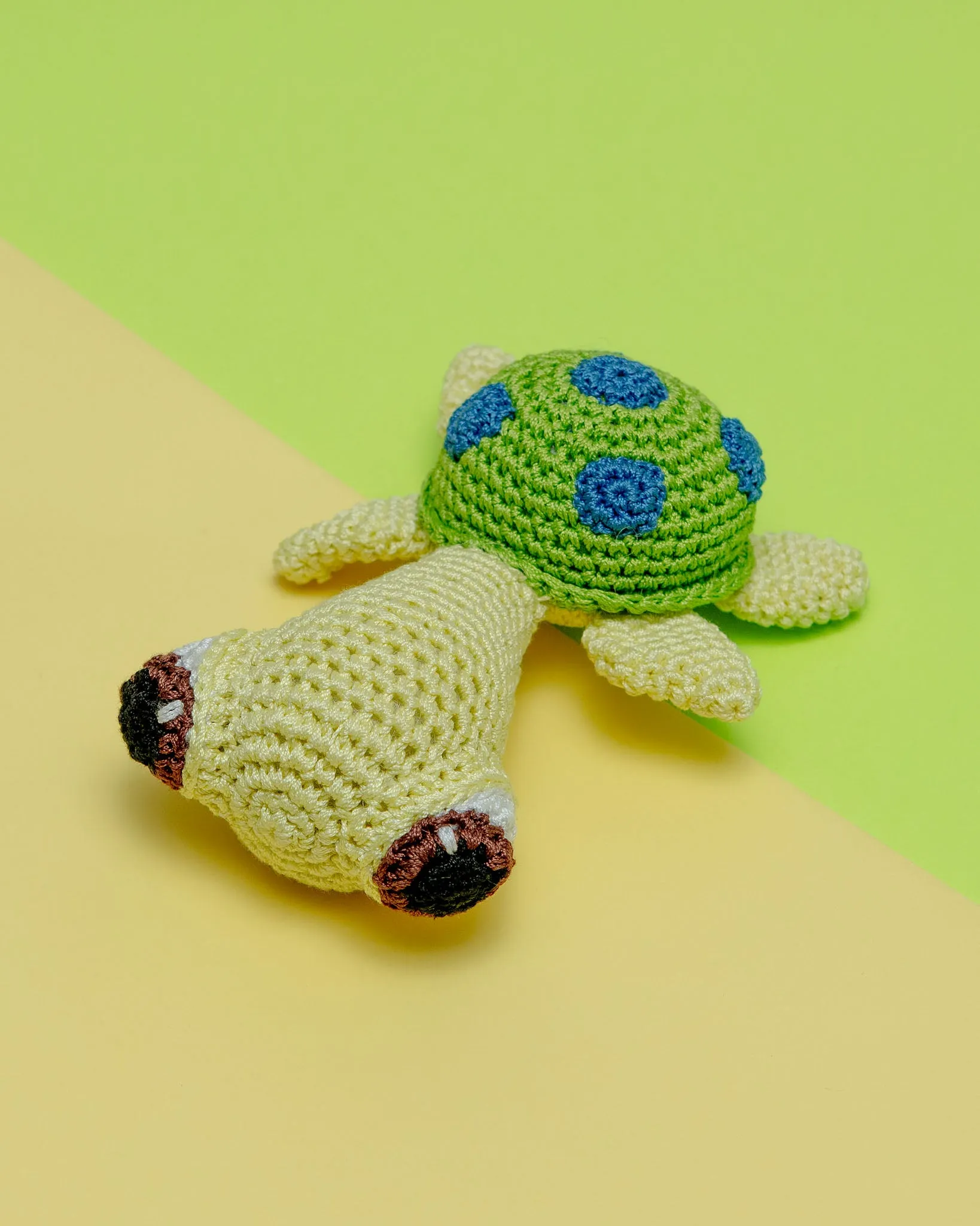 Sea Turtle Organic Knit Dog Toy