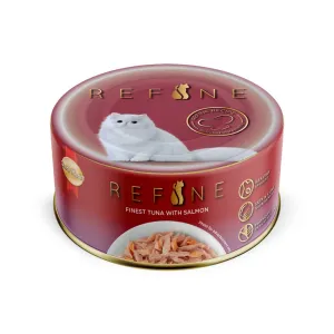 Smartheart Refine Finest Tuna With Salmon Canned Cat Food 80g