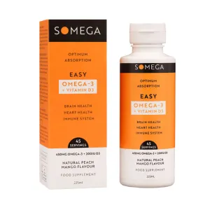 Somega Easy Omega 3 & D3 225ml