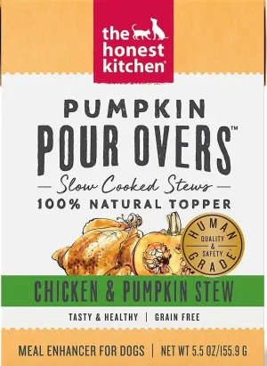 The Honest Kitchen Pour Overs Chicken & Pumpkin Stew 5.5-oz, Dog Food Topper