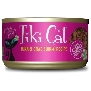 Tiki Cat Grill Tuna & Crab Surimi Recipe Canned Cat Food