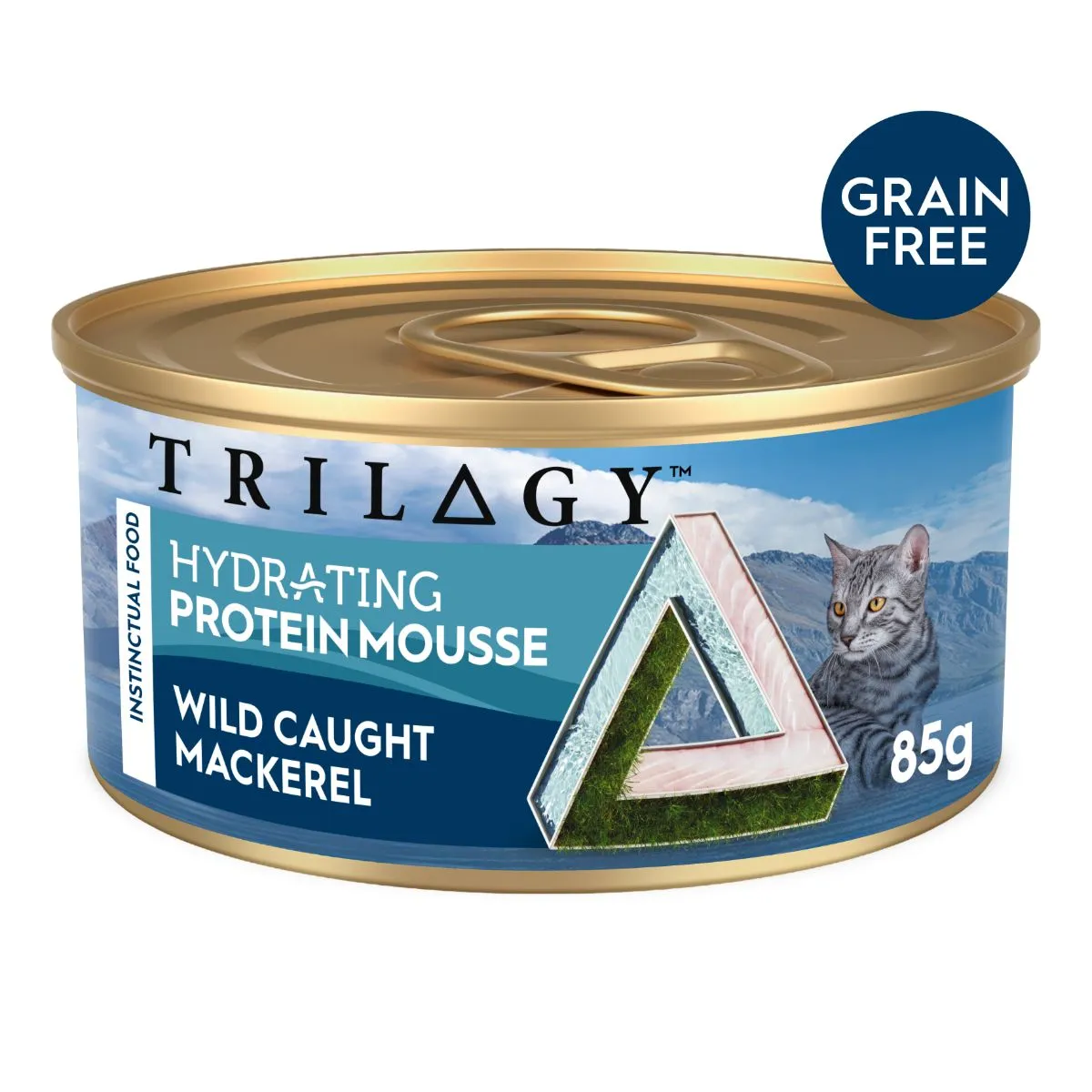 Trilogy Hydrating Protein Mousse Adult Mackerel Wet Cat Food 85g