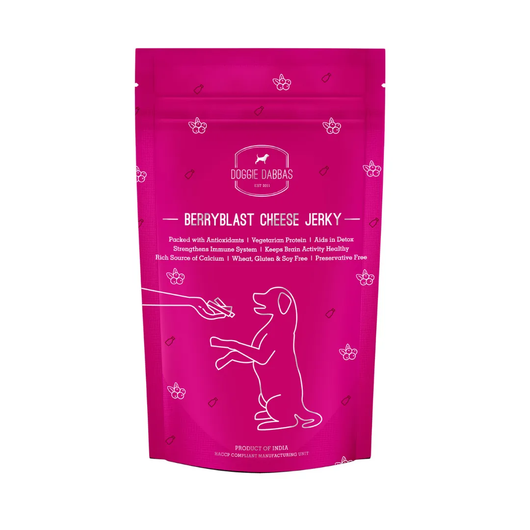 (V) Berryblast Cheese Jerky Pack of 12