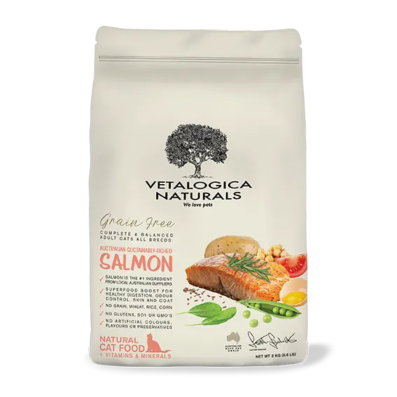 Vetalogica Naturals Grain Free Salmon Adult Cat Food