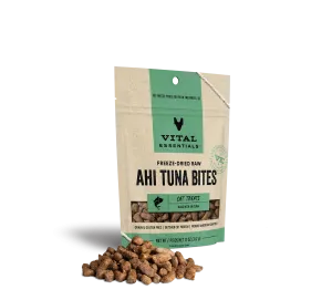 Vital Essentials Freeze-Dried Ahi Tuna Bites Cat Treats