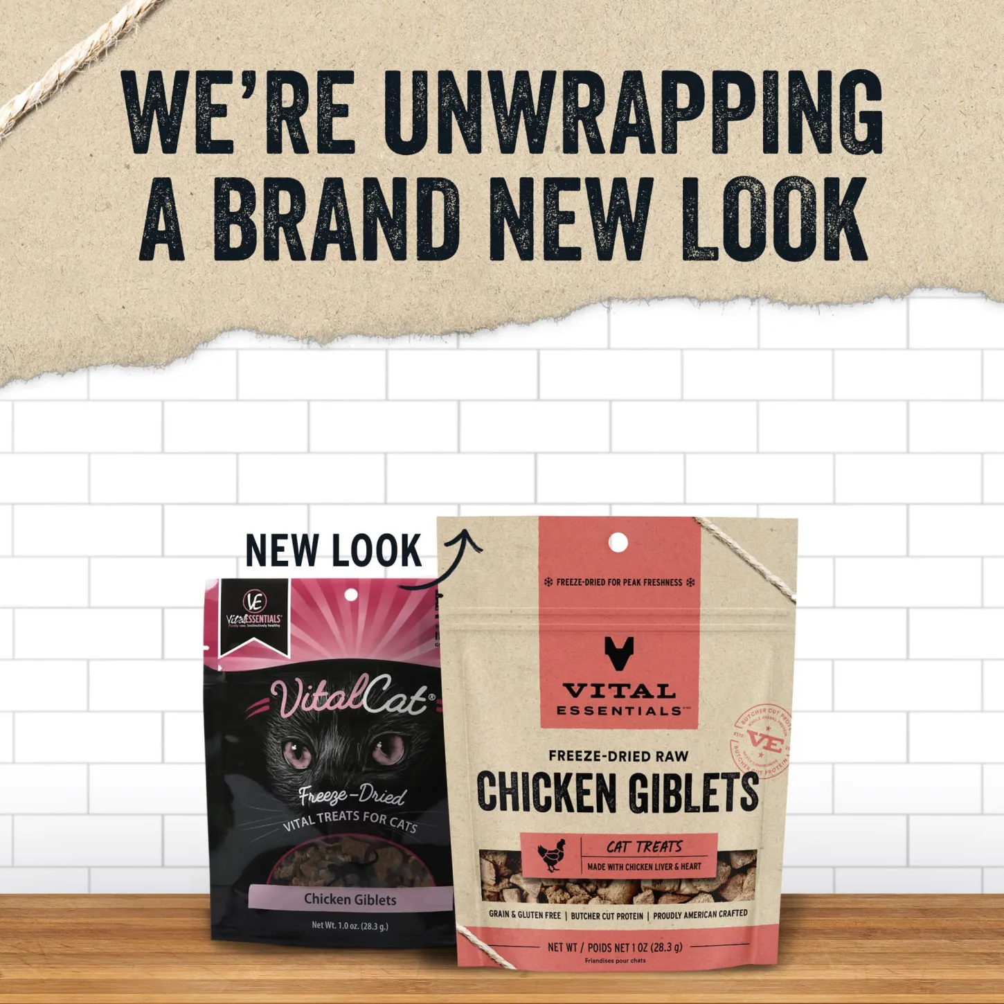 Vital Essentials Freeze-Dried Chicken Giblets Cat Treats