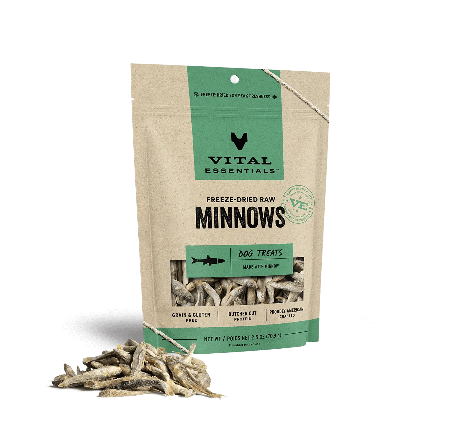 Vital Essentials Freeze-Dried Minnows Dog Treats