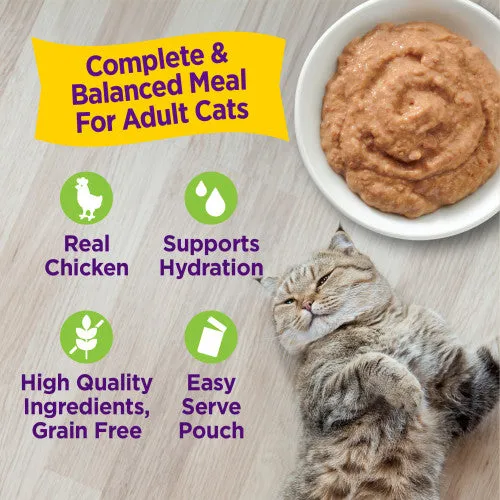 Wellness Appetizing Entrees Mousse Chicken & Turkey Recipe Wet Cat Food, 1.4-oz