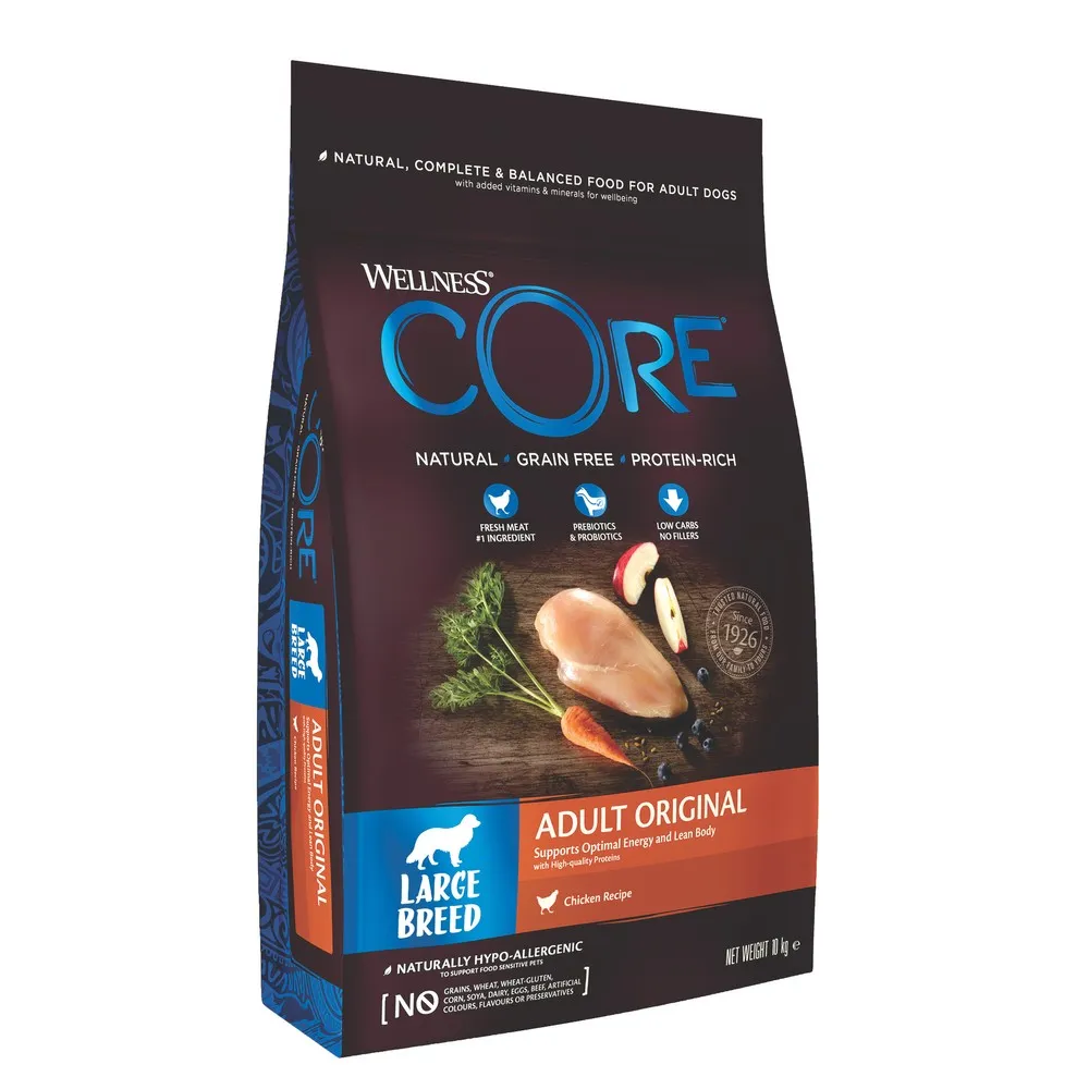 Wellness CORE Large Breed Chicken Grain Free Dry Adult Dog Food 10kg