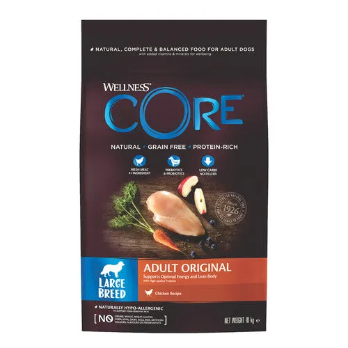 Wellness CORE Large Breed Chicken Grain Free Dry Adult Dog Food 10kg