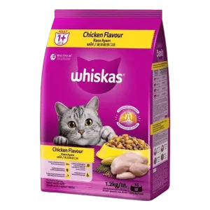 WHISKAS CHICKEN FLAVOUR 1.2KG