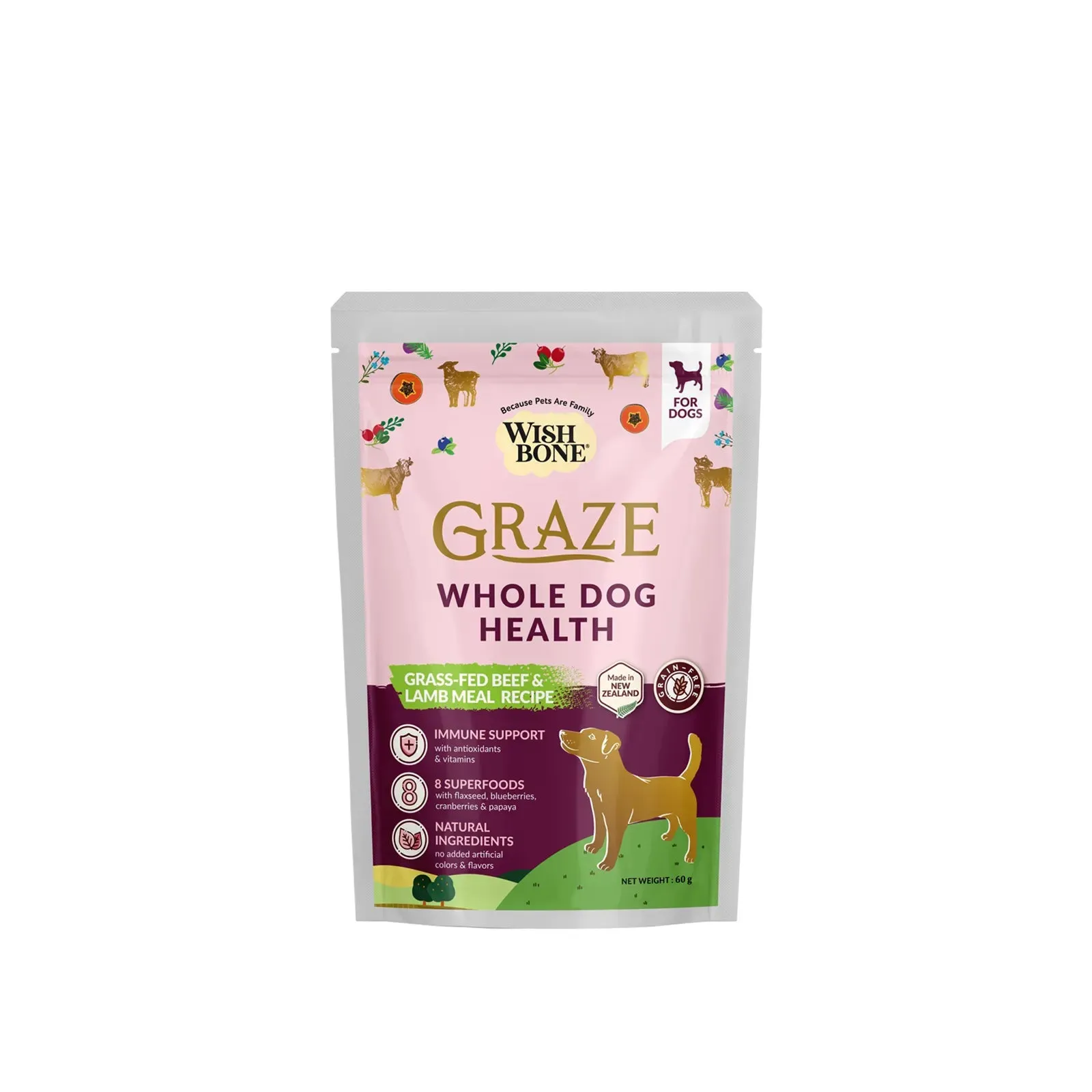 Wishbone - Graze - New Zealand Beef and Lamb Dry Dog Food