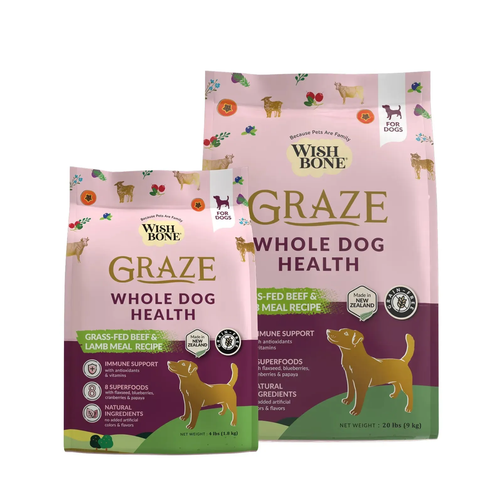 Wishbone - Graze - New Zealand Beef and Lamb Dry Dog Food