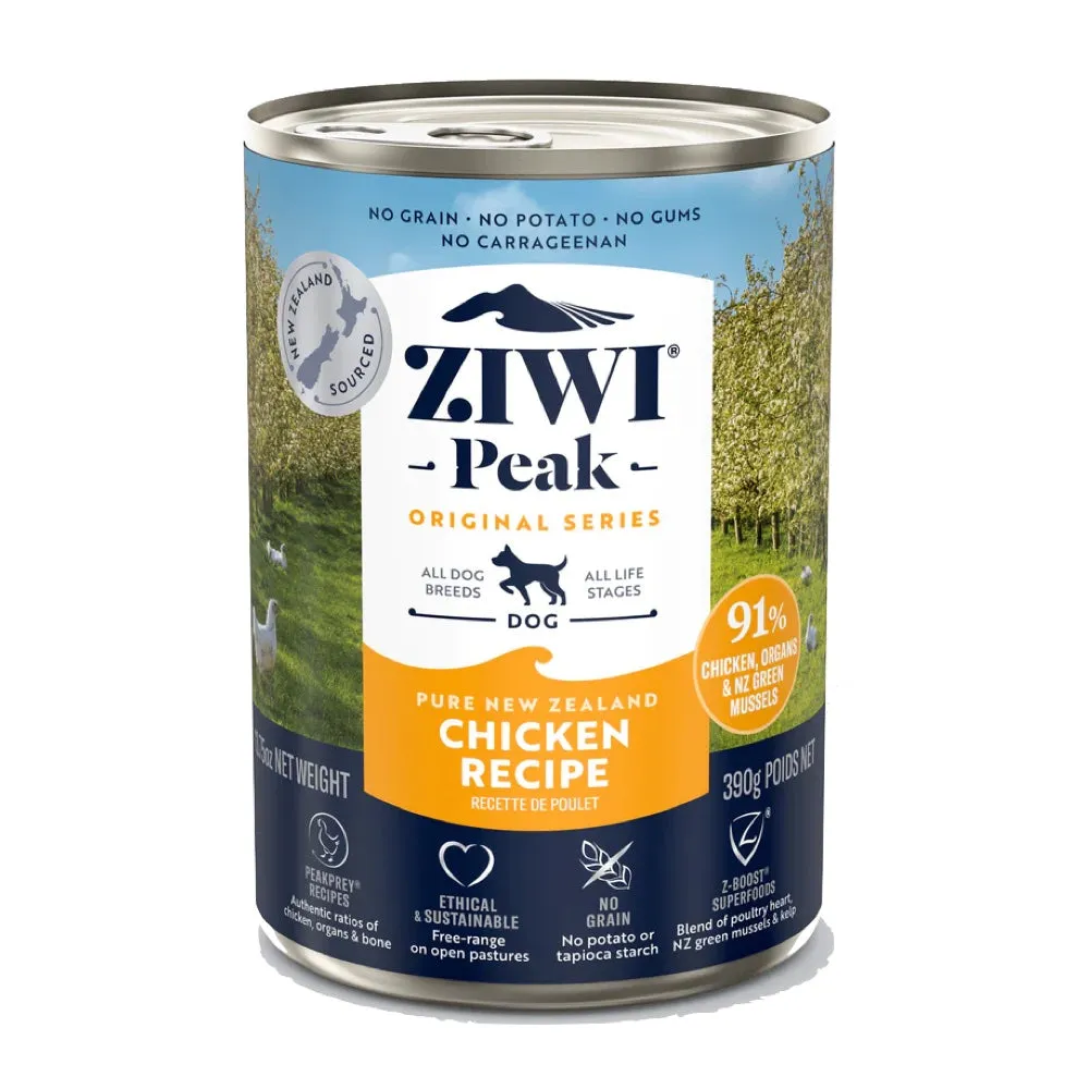 Ziwi Peak New Zealand Chicken Recipe Canned Dog Food